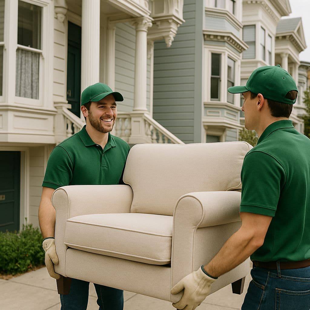Move & Haul crew handling a small apartment move